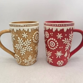 CERAMIC CUP---SNOW